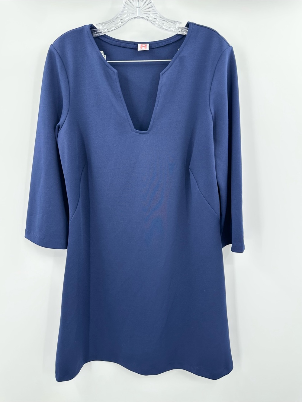 Amanda Uprichard Royal Blue Deep V-Neck Tunic Style Dress Size Medium
